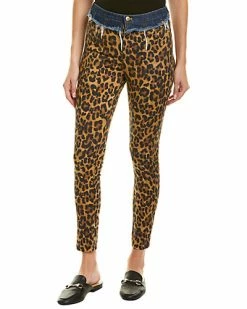 Nicole Miller Artelier Leopard Print Pant Women