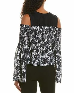 Nicole Miller Artelier Silk-Blend Top Women -Nicole Miller SHOP 1050421769 RLLD 2