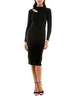 Nicole Miller Metallic Sweaterdress Women