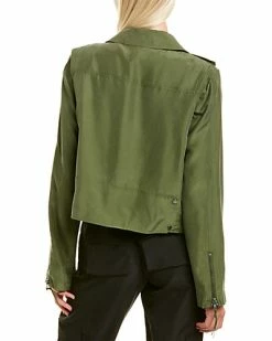 Nicole Miller Washed Habotai Kalysie Silk Moto Jacket Women 7 Nicole Miller Washed Habotai Kalysie Silk Moto Jacket Women -Nicole Miller SHOP 1050565456 RLLD 2