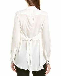 Nicole Miller Artelier Silk-Blend Shirt Women 6 Nicole Miller Artelier Silk-Blend Shirt Women -Nicole Miller SHOP 1050625890 RLLD 2