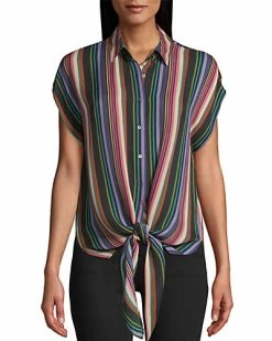 Nicole Miller Silk-Blend Top Women