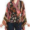 Nicole Miller Wrap Silk-Blend Top Women -Nicole Miller SHOP 1050761362 RLLD 1