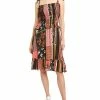 Nicole Miller Smocked A-Line Dress Women 1 Nicole Miller Smocked A-Line Dress Women -Nicole Miller SHOP 1050843709 RLLD 1