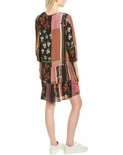 Nicole Miller Floral Silk-Blend Shift Dress Women -Nicole Miller SHOP 1050843710 RLLD 2