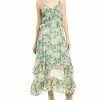 Nicole Miller Spring Dream Silk-Blend Midi Dress Women -Nicole Miller SHOP 1050843717 RLLD 1