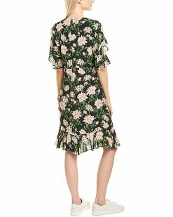 Nicole Miller Spring Dream Silk-Blend Midi Dress Women -Nicole Miller SHOP 1050843722 RLLD 2