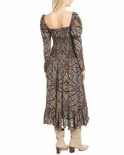 Nicole Miller Silk-Blend Maxi Dress Women 6 Nicole Miller Silk-Blend Maxi Dress Women -Nicole Miller SHOP 1050843739 RLLD 2