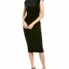 Nicole Miller Mock Neck Midi Dress Women -Nicole Miller SHOP 1050843742 RLLD 1