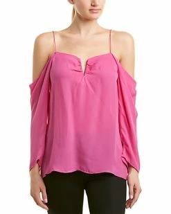 Nicole Miller Artelier Silk Blouse Women
