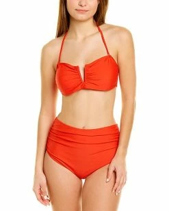 Nicole Miller 2pc Bandeau Swim Set Women