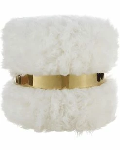 Nicole Miller Seagal Faux Fur Ottoman Home -Nicole Miller SHOP 3050108578 RLLD 2