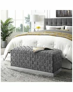 Nicole Miller Griffin Velvet Bench Home -Nicole Miller SHOP 3050228052 RLLD 2