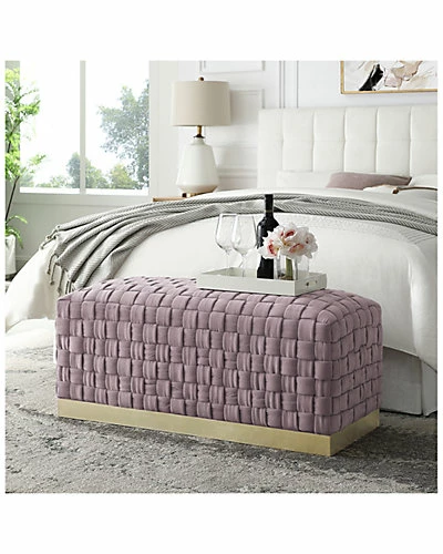 Nicole Miller Griffin Velvet Bench Home 4 Nicole Miller Griffin Velvet Bench Home - Image 2