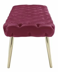 Nicole Miller Jilynn Velvet Bench Home -Nicole Miller SHOP 3050228063 RLLD 3