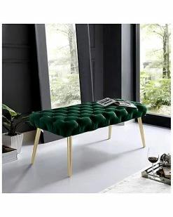 Nicole Miller Jilynn Velvet Bench Home 6 Nicole Miller Jilynn Velvet Bench Home -Nicole Miller SHOP 3050228065 RLLD 2