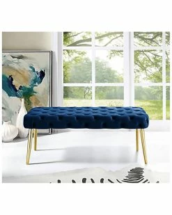 Nicole Miller Jilynn Velvet Bench Home -Nicole Miller SHOP 3050228067 RLLD 2