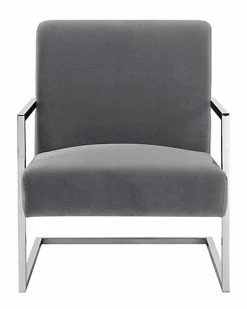 Nicole Miller Frankie Velvet Accent Chair Home -Nicole Miller SHOP 3050240237 RLLD 3