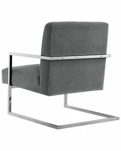 Nicole Miller Frankie Velvet Accent Chair Home -Nicole Miller SHOP 3050240237 RLLD 4