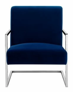 Nicole Miller Frankie Velvet Accent Chair Home -Nicole Miller SHOP 3050240238 RLLD 3