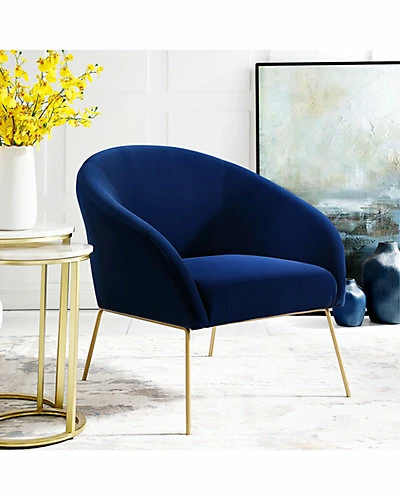 Nicole Miller Will Velvet Accent Chair Home 4 Nicole Miller Will Velvet Accent Chair Home - Image 2