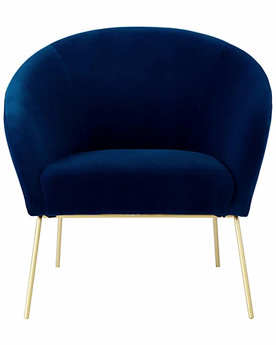 Nicole Miller Will Velvet Accent Chair Home 5 Nicole Miller Will Velvet Accent Chair Home - Image 3