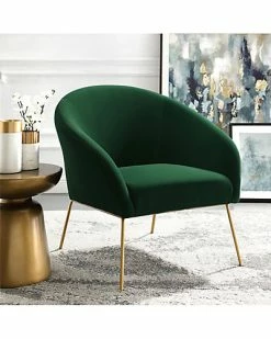 Nicole Miller Will Velvet Accent Chair Home -Nicole Miller SHOP 3050240250 RLLD 2