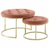Nicole Miller Set Of 2 Keanu Velvet Ottomans Home -Nicole Miller SHOP 3050240251 RLLD 1