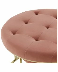 Nicole Miller Set Of 2 Keanu Velvet Ottomans Home -Nicole Miller SHOP 3050240251 RLLD 4