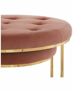 Nicole Miller Set Of 2 Keanu Velvet Ottomans Home -Nicole Miller SHOP 3050240251 RLLD 5