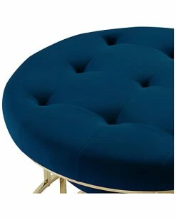 Nicole Miller Set Of 2 Keanu Velvet Ottomans Home -Nicole Miller SHOP 3050240252 RLLD 4
