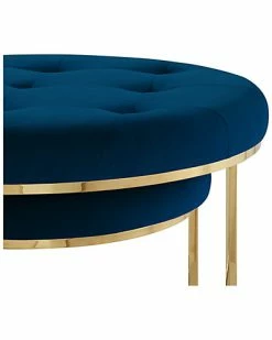 Nicole Miller Set Of 2 Keanu Velvet Ottomans Home -Nicole Miller SHOP 3050240252 RLLD 5