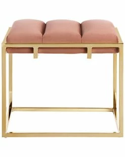 Nicole Miller Brayson Velvet Ottoman Home 8 Nicole Miller Brayson Velvet Ottoman Home -Nicole Miller SHOP 3050284325 RLLD 3