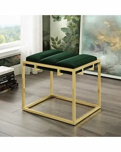 Nicole Miller Brayson Velvet Ottoman Home -Nicole Miller SHOP 3050284326 RLLD 2