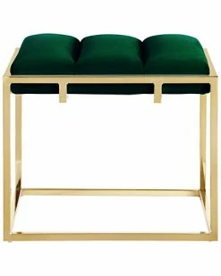 Nicole Miller Brayson Velvet Ottoman Home -Nicole Miller SHOP 3050284326 RLLD 3