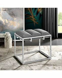 Nicole Miller Brayson Velvet Ottoman Home -Nicole Miller SHOP 3050284327 RLLD 2