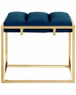 Nicole Miller Brayson Velvet Ottoman Home -Nicole Miller SHOP 3050284328 RLLD 3