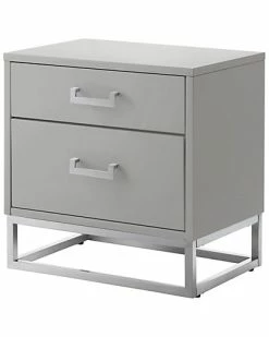 Nicole Miller Perkolli Side Table/Accent Table/Nightstand Home