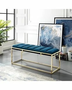 Nicole Miller Brayson Velvet Bench Home 7 Nicole Miller Brayson Velvet Bench Home -Nicole Miller SHOP 3050286514 RLLD 2