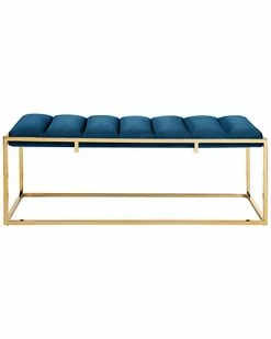 Nicole Miller Brayson Velvet Bench Home 8 Nicole Miller Brayson Velvet Bench Home -Nicole Miller SHOP 3050286514 RLLD 3