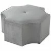 Nicole Miller Rey Linen Octagon Cocktail Ottoman Home -Nicole Miller SHOP 3050433929 RLLD 1