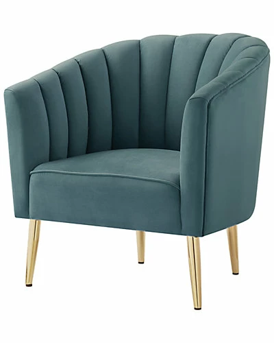 Nicole Miller Kody Velvet Accent Chair/Slipper Chair Home 3 Nicole Miller Kody Velvet Accent Chair/Slipper Chair Home