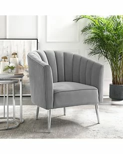 Nicole Miller Kody Velvet Accent Chair/Slipper Chair Home -Nicole Miller SHOP 3050460471 RLLD 3