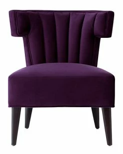 Nicole Miller Satang Velvet Accent Chair/Slipper Chair Home 6 Nicole Miller Satang Velvet Accent Chair/Slipper Chair Home -Nicole Miller SHOP 3050460473 RLLD 2