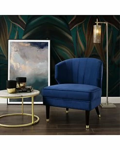 Nicole Miller Trung Velvet Slipper Accent Chair Home -Nicole Miller SHOP 3050460476 RLLD 3