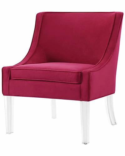 Nicole Miller Jaturat Velvet Accent Chair Home 3 Nicole Miller Jaturat Velvet Accent Chair Home