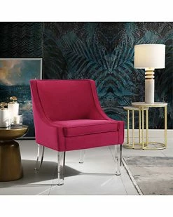 Nicole Miller Jaturat Velvet Accent Chair Home 7 Nicole Miller Jaturat Velvet Accent Chair Home -Nicole Miller SHOP 3050460478 RLLD 3