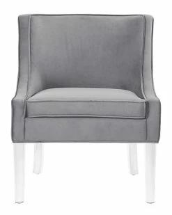 Nicole Miller Jaturat Velvet Accent Chair Home -Nicole Miller SHOP 3050460480 RLLD 2