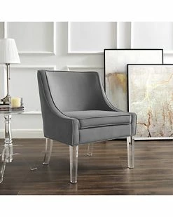 Nicole Miller Jaturat Velvet Accent Chair Home -Nicole Miller SHOP 3050460480 RLLD 3