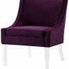 Nicole Miller Jaturat Velvet Accent Chair Home -Nicole Miller SHOP 3050460481 RLLD 1